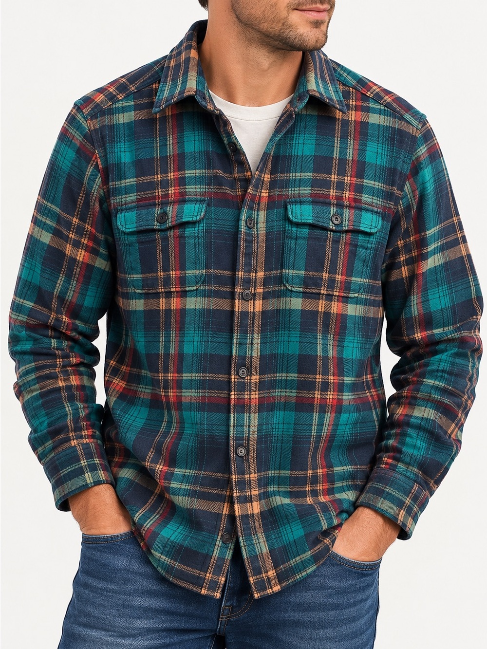 The North Face Men’s Arroyo Flannel — Size L